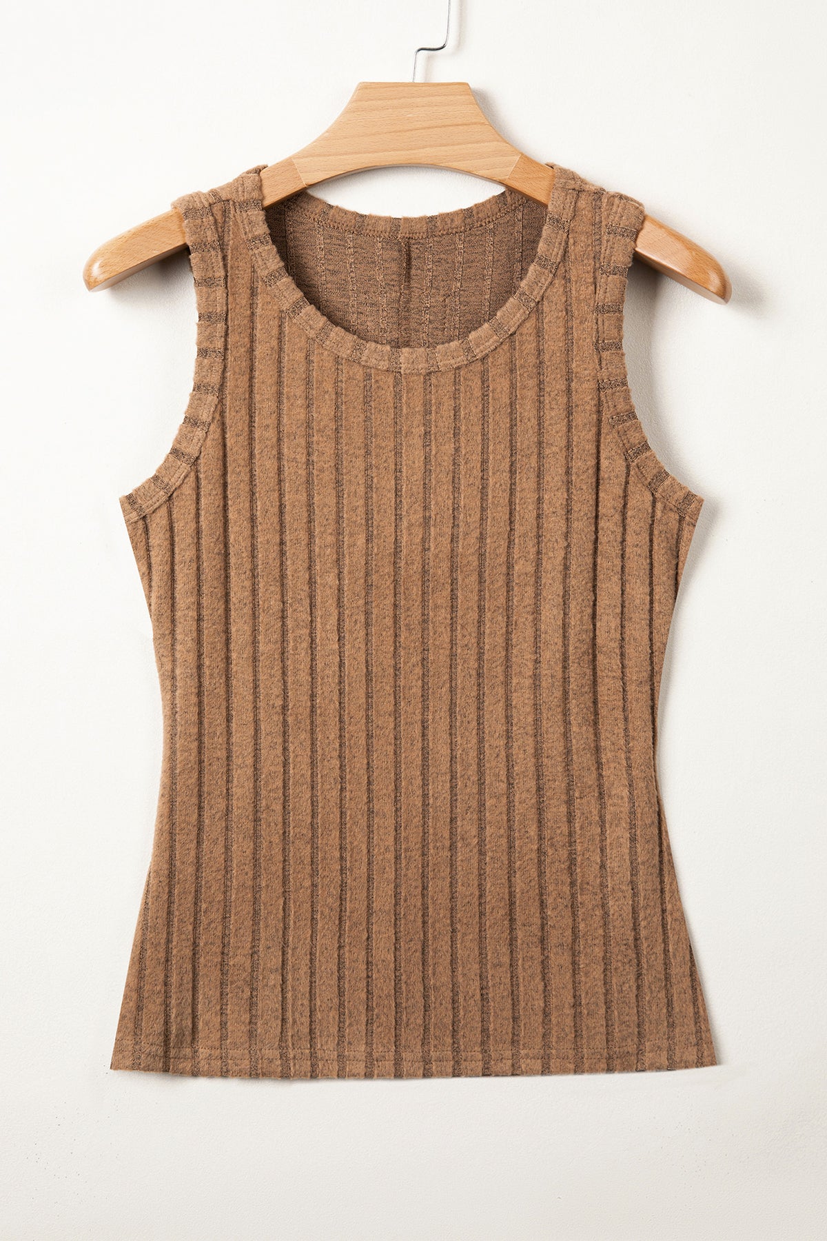 Slim Ribbed Wash Tank Top