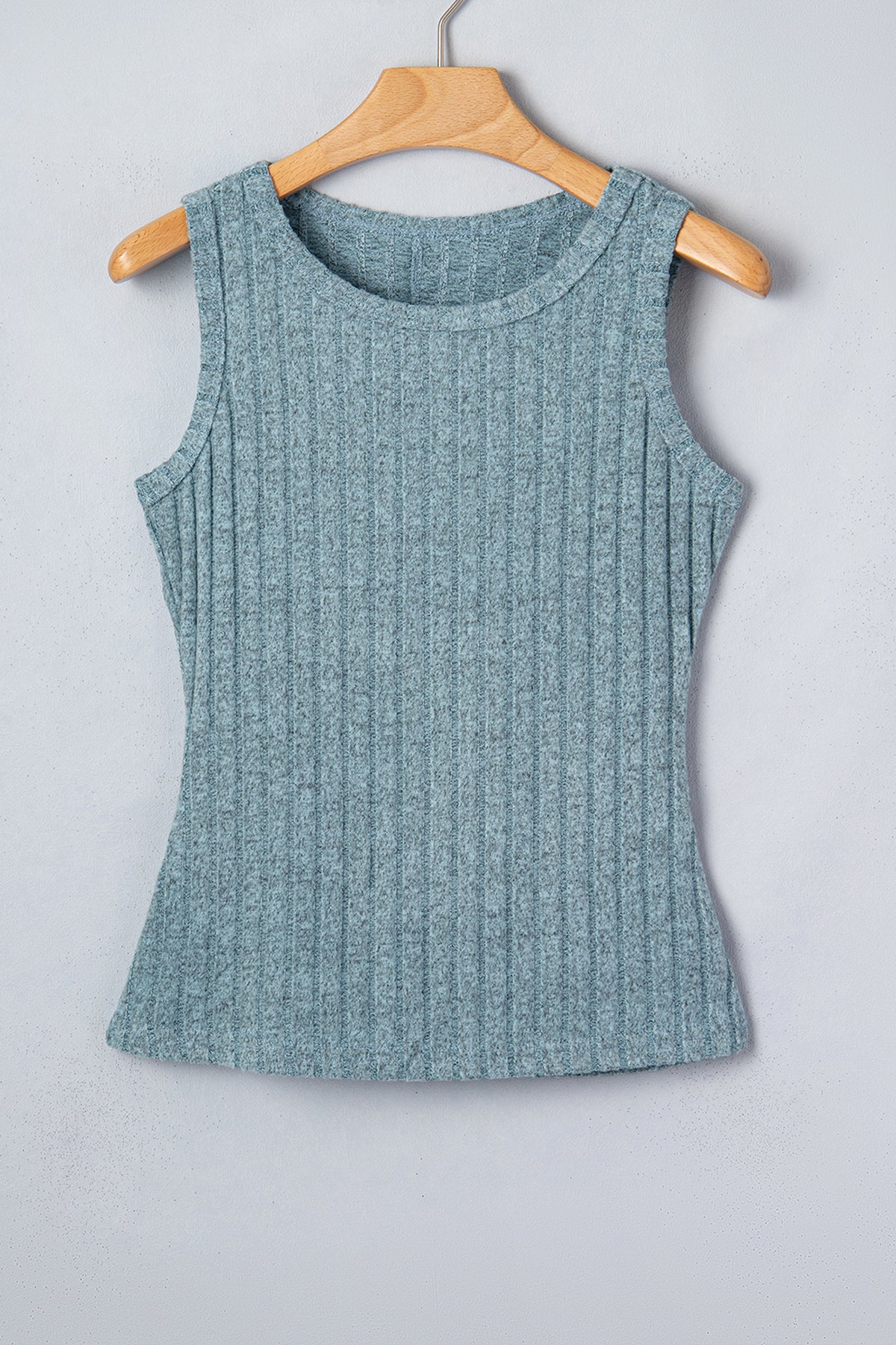 Slim Ribbed Wash Tank Top