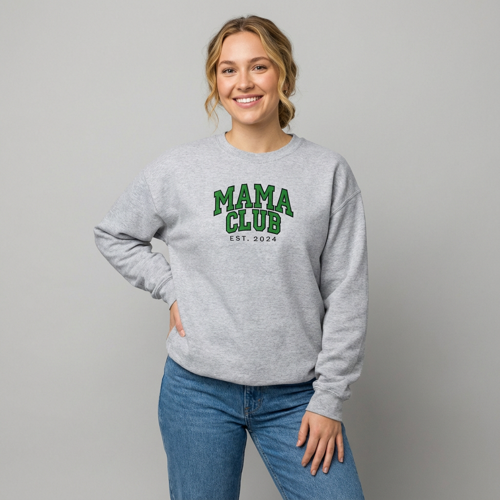 Classic Custom Embroidered Sweatshirt