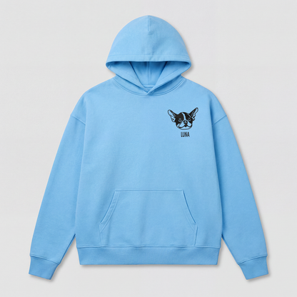 Pet Embroidered Hoodie - Outline