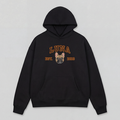 Pet Embroidered Hoodie