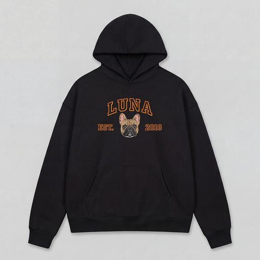 Pet Embroidered Hoodie