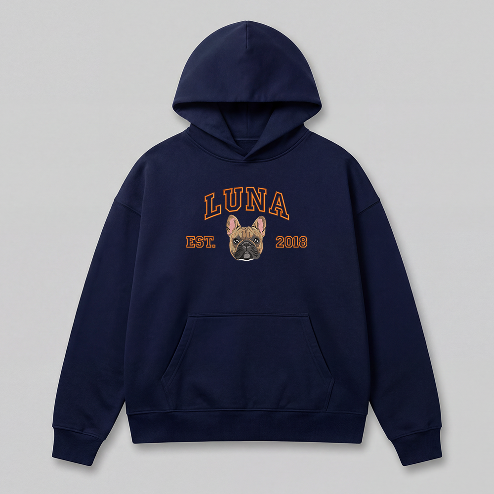 Pet Embroidered Hoodie
