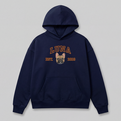 Pet Embroidered Hoodie