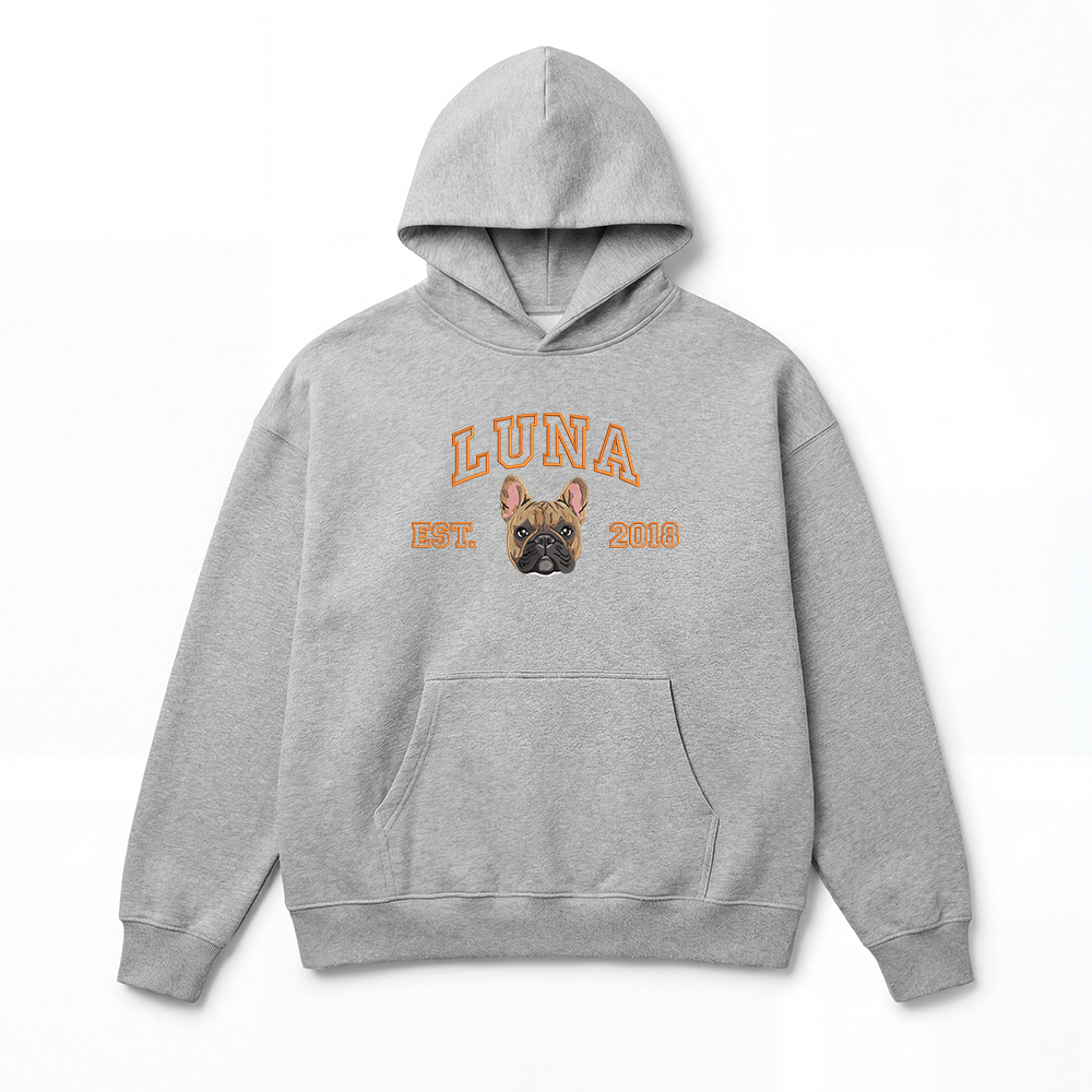 Pet Embroidered Hoodie