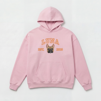 Pet Embroidered Hoodie