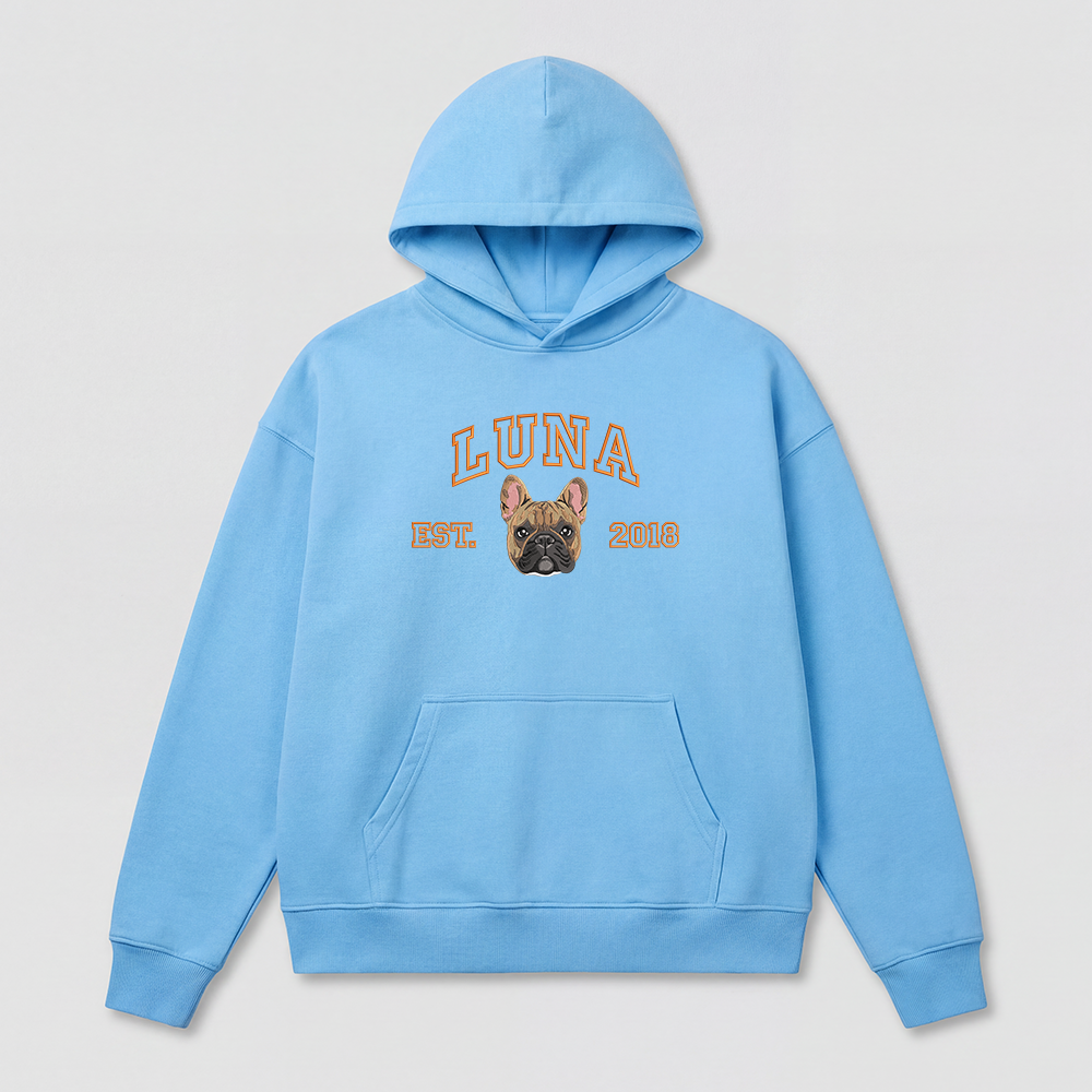 Pet Embroidered Hoodie