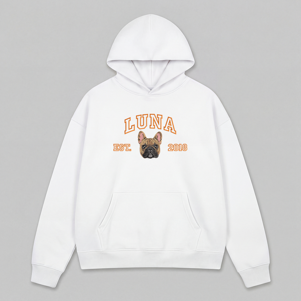 Pet Embroidered Hoodie