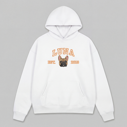 Pet Embroidered Hoodie