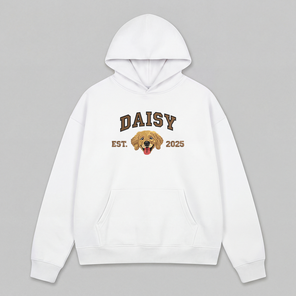 Pet Embroidered Hoodie - Fullcolor