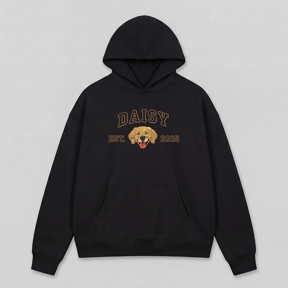 Pet Embroidered Hoodie