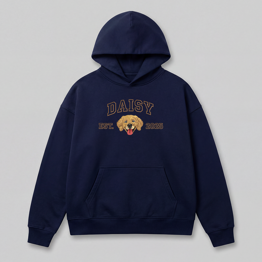Pet Embroidered Hoodie