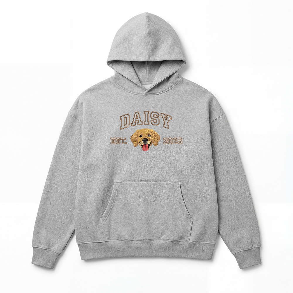 Pet Embroidered Hoodie