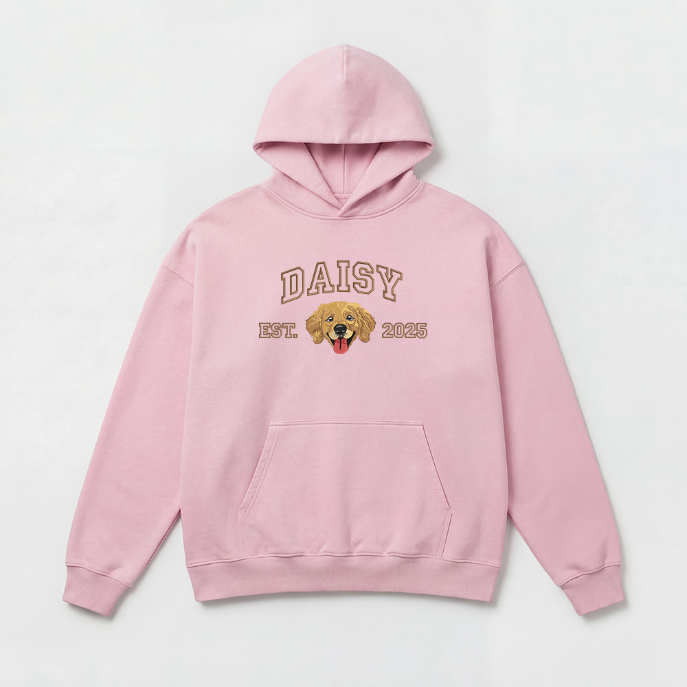Pet Embroidered Hoodie