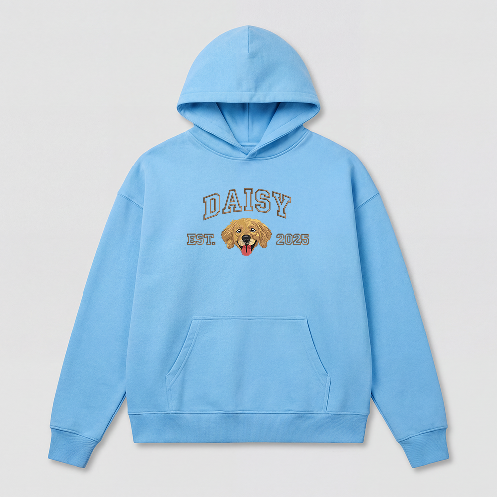 Pet Embroidered Hoodie