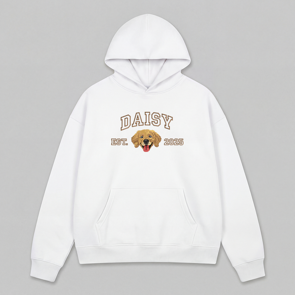 Pet Embroidered Hoodie