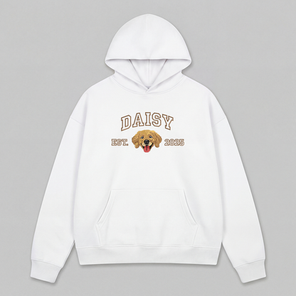 Pet Embroidered Hoodie