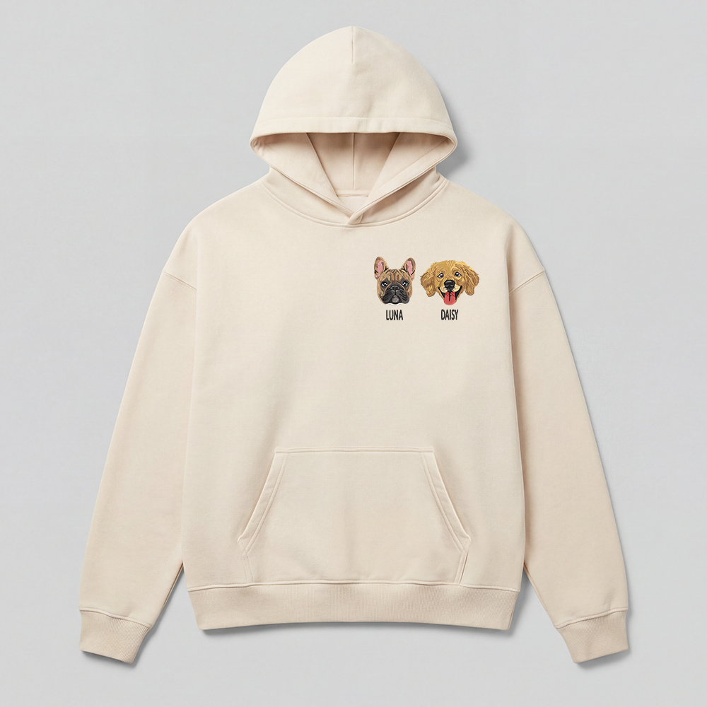 Pet Embroidered Hoodie - Fullcolor