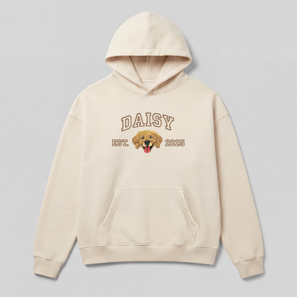 Pet Embroidered Hoodie