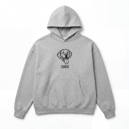 Pet Embroidered Hoodie - Outline
