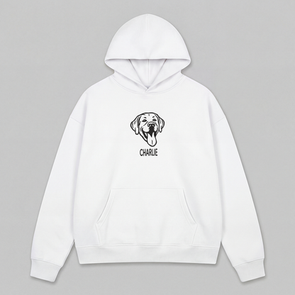 Pet Embroidered Hoodie - Outline