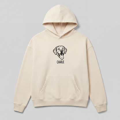 Pet Embroidered Hoodie - Outline