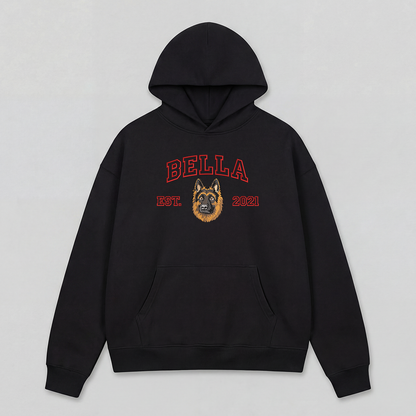 Pet Embroidered Hoodie