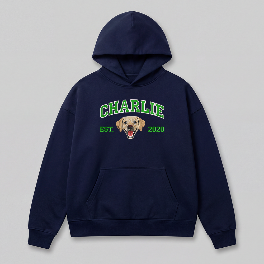 Pet Embroidered Hoodie - Fullcolor