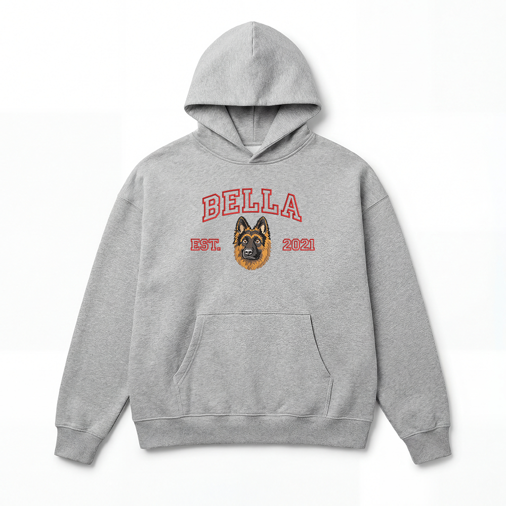 Pet Embroidered Hoodie