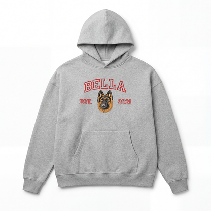 Pet Embroidered Hoodie