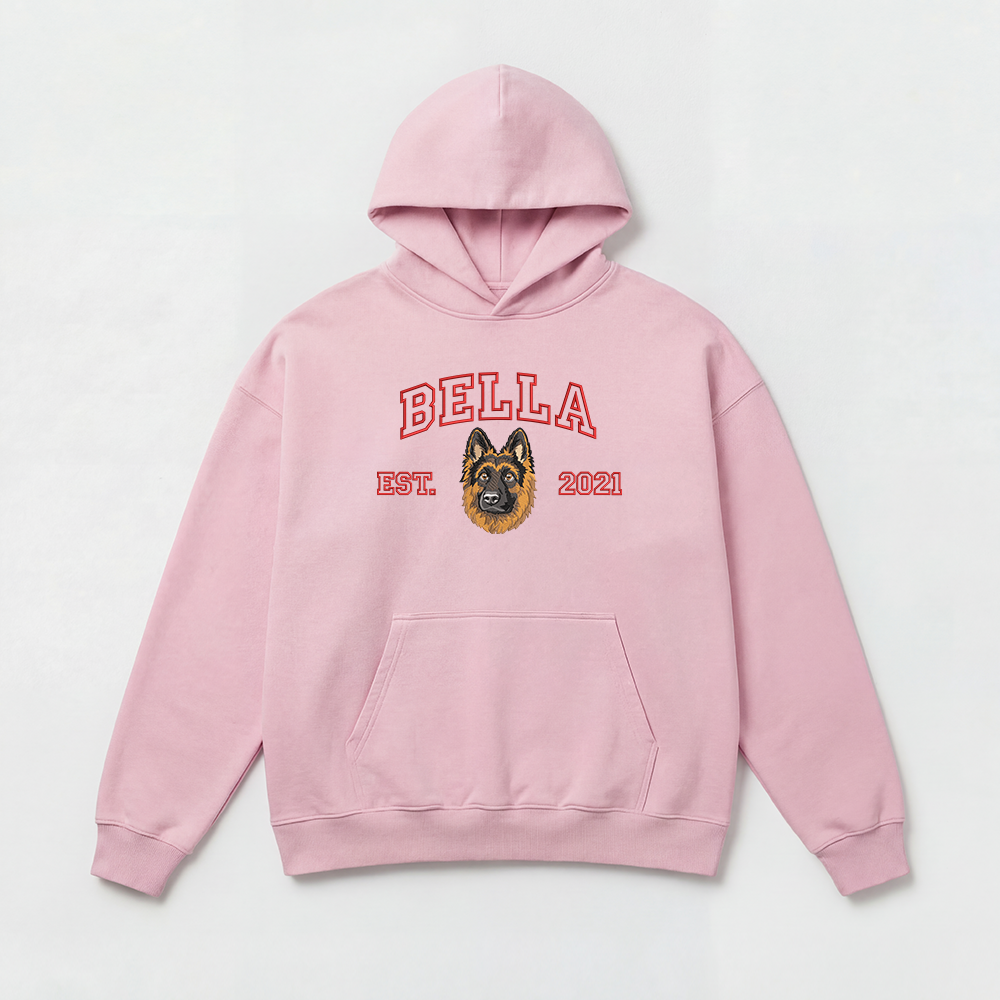 Pet Embroidered Hoodie