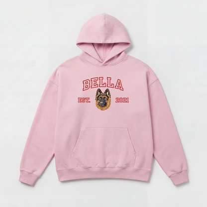 Pet Embroidered Hoodie