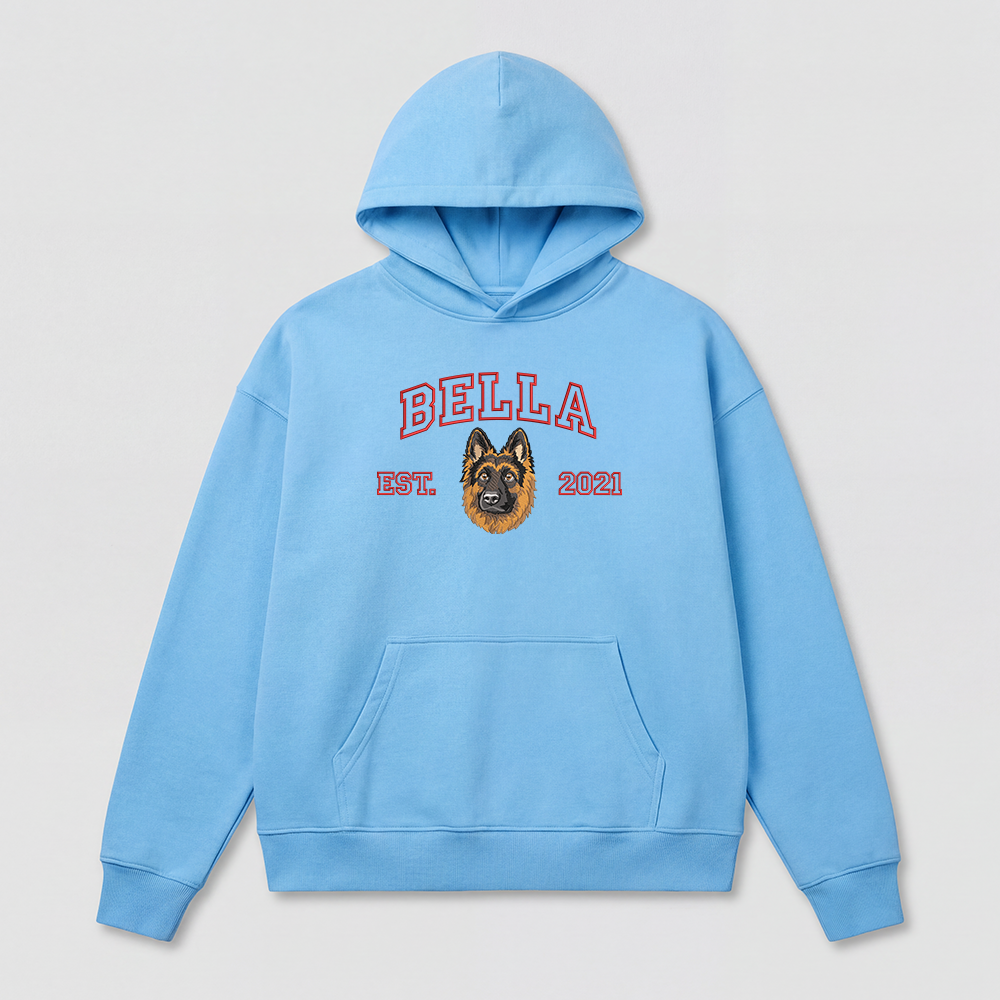 Pet Embroidered Hoodie