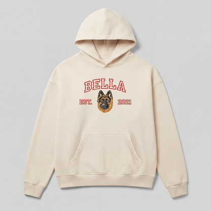 Pet Embroidered Hoodie
