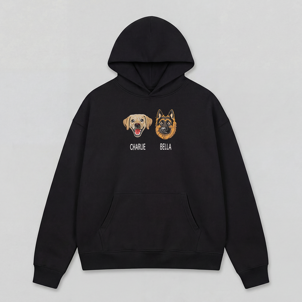 Pet Embroidered Hoodie - Fullcolor