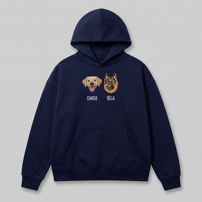 Pet Embroidered Hoodie - Fullcolor