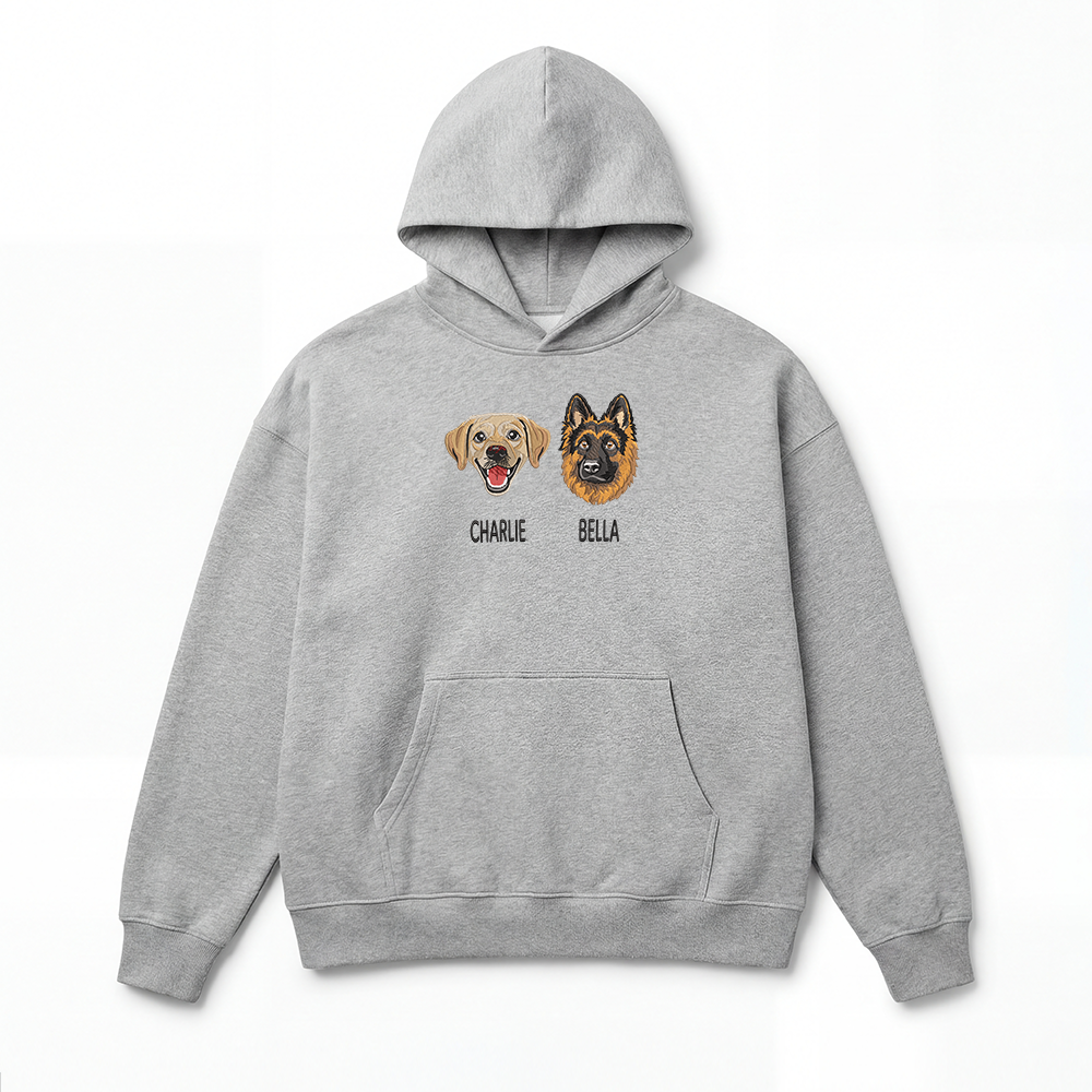 Pet Embroidered Hoodie - Fullcolor