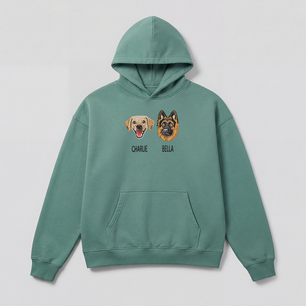 Pet Embroidered Hoodie - Fullcolor