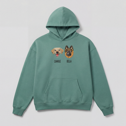Pet Embroidered Hoodie - Fullcolor