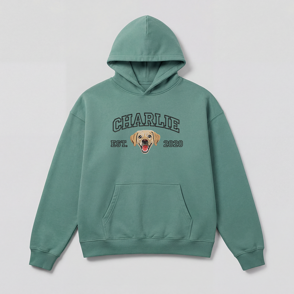 Pet Embroidered Hoodie