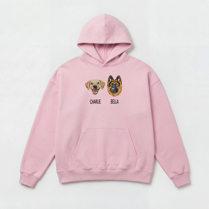 Pet Embroidered Hoodie - Fullcolor