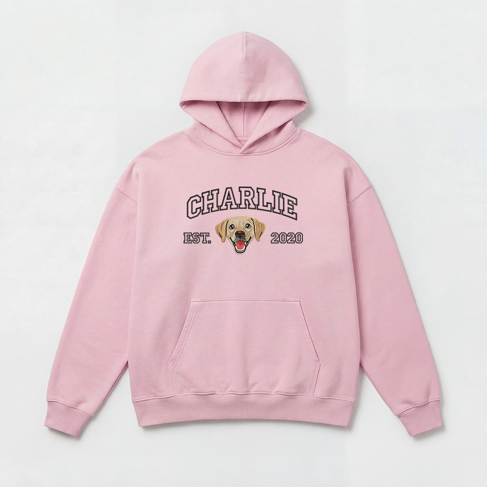 Pet Embroidered Hoodie