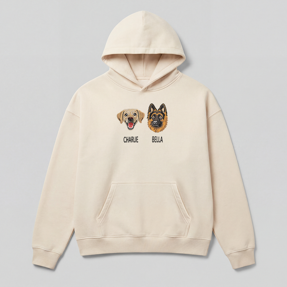 Pet Embroidered Hoodie - Fullcolor
