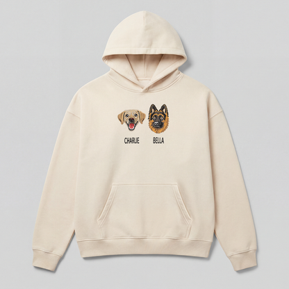 Pet Embroidered Hoodie - Fullcolor