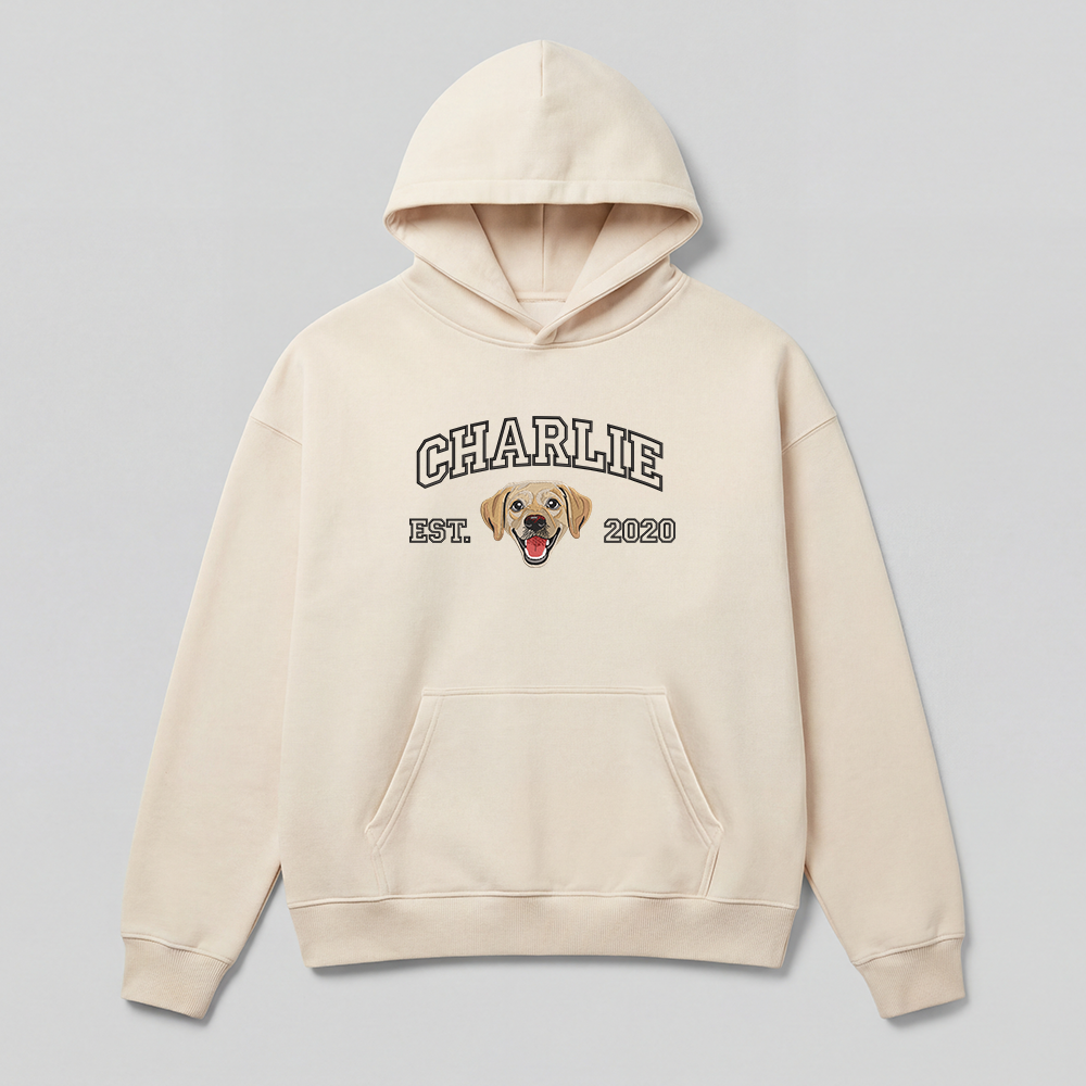 Pet Embroidered Hoodie