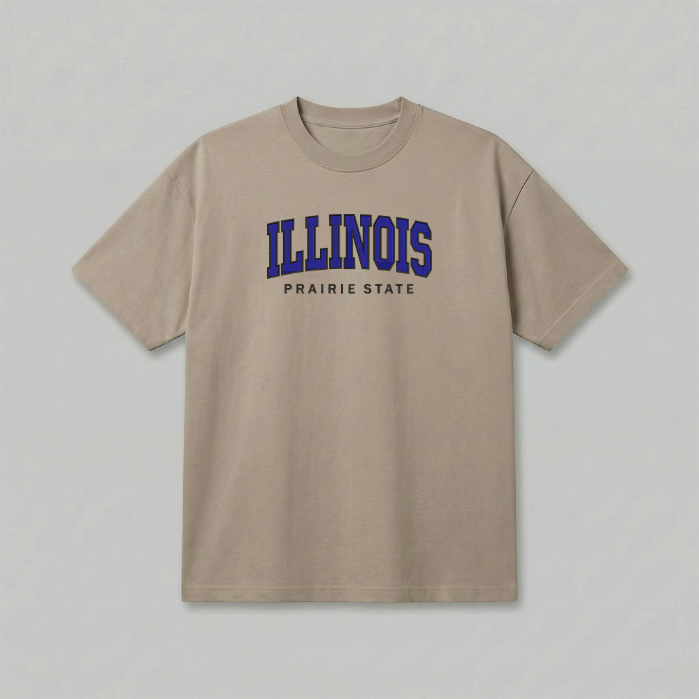 Custom State Embroidered T-Shirt