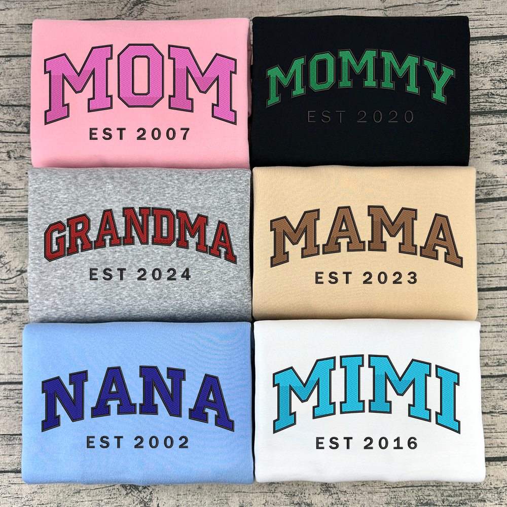 Classic Custom Embroidered Sweatshirt