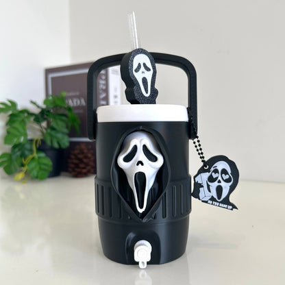 Ghostface 3D-Printed Can Cooler - 12oz