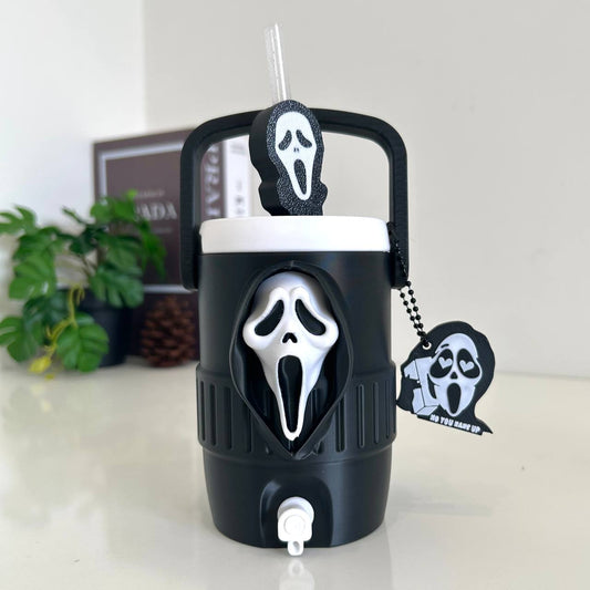 Ghostface 3D-Printed Can Cooler - 12oz