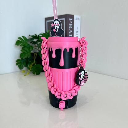 Ghostface 3D-Printed Can Cooler - 12oz